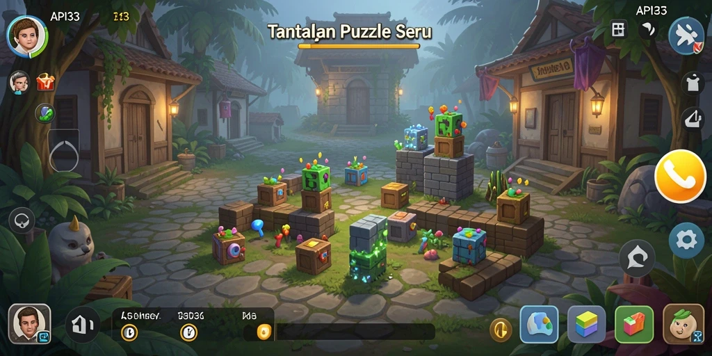 Gameplay seru API33 yang menantang selera puzzler.