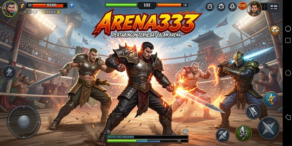 Gameplay menegangkan dengan pertarungan seru di ARENA333.