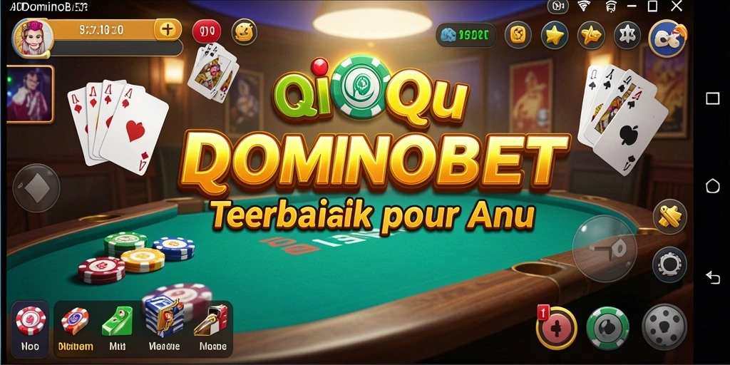 Tampilan gameplay menarik dari DOMINOBET QiuQiu.