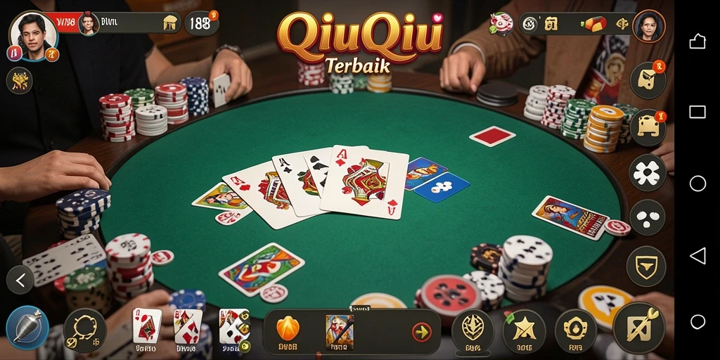 Tampilan gameplay QiuQiu yang seru di DV188.