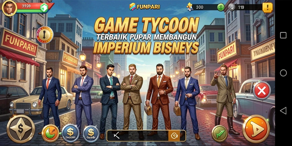 Tampilan gameplay FUNPARI yang seru dan menantang.