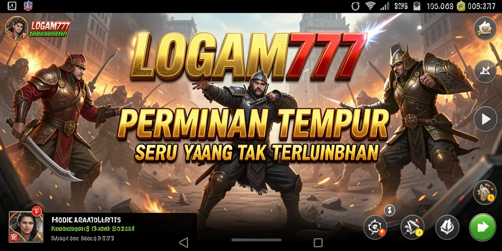Gameplay seru dari LOGAM777 dengan pertempuran yang intens.