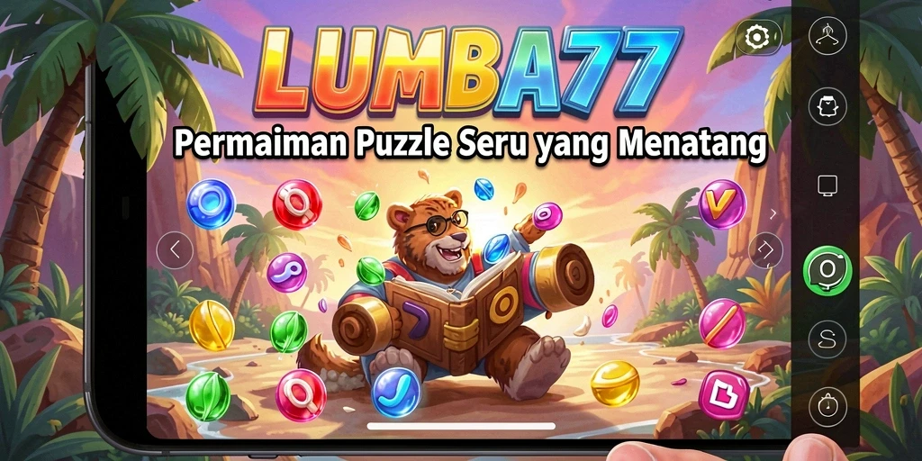 Screenshot gameplay LUMBA77 yang menampilkan tantangan puzzle seru.