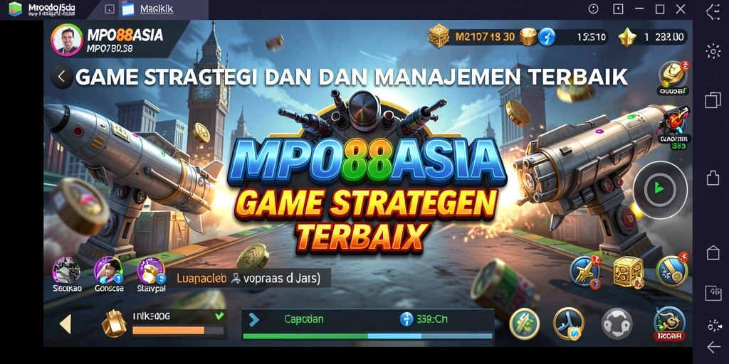 Tampilan mendebarkan dari gameplay MPO88ASIA dalam aksi.