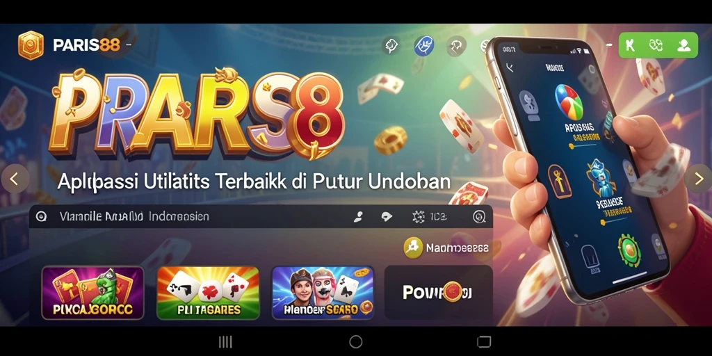 Tampilan antarmuka utama PARIS88 yang memudahkan navigasi.