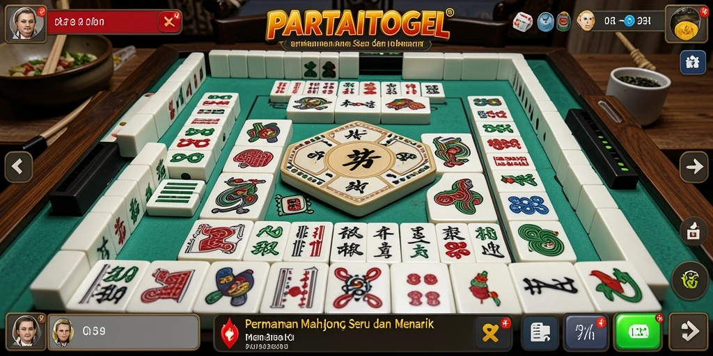 Gameplay Mahjong seru di PARTAITOGEL, penuh strategi dan tantangan.