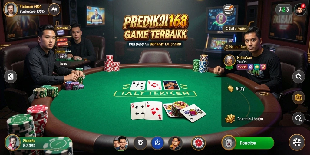 Tampilan gameplay Poker yang menarik dari PREDIKSI168.