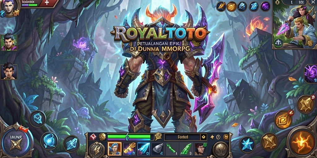 Tampilan gameplay ROYALTOTO yang mendebarkan di dunia MMORPG.