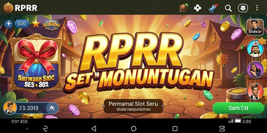 Tampilan gameplay Slot RPRR yang menarik dan mengasyikkan.