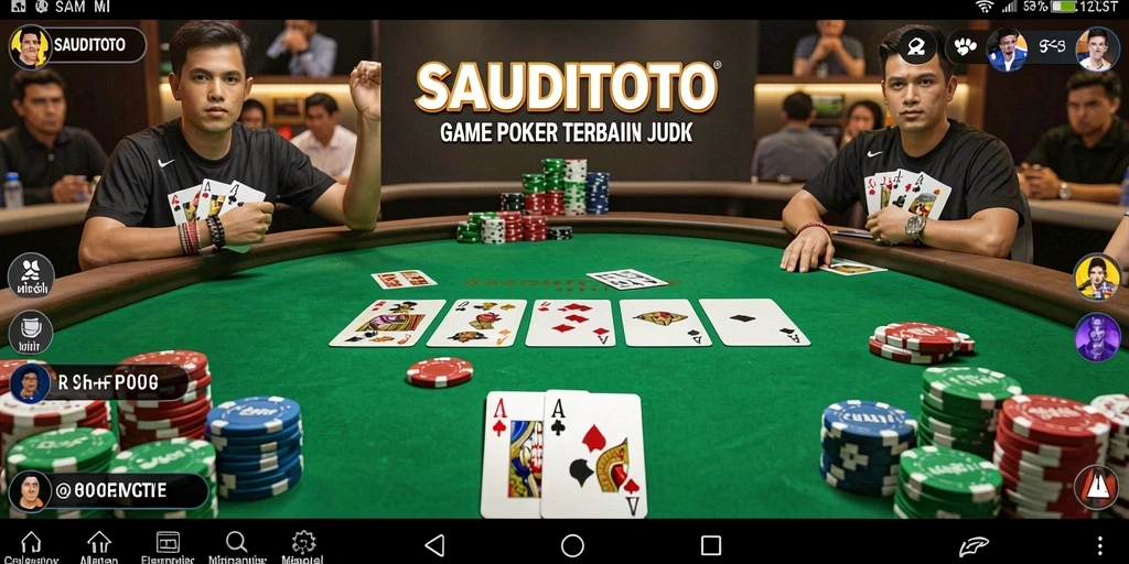 Tampilan gameplay utama SAUDITOTO yang seru dan mendebarkan.