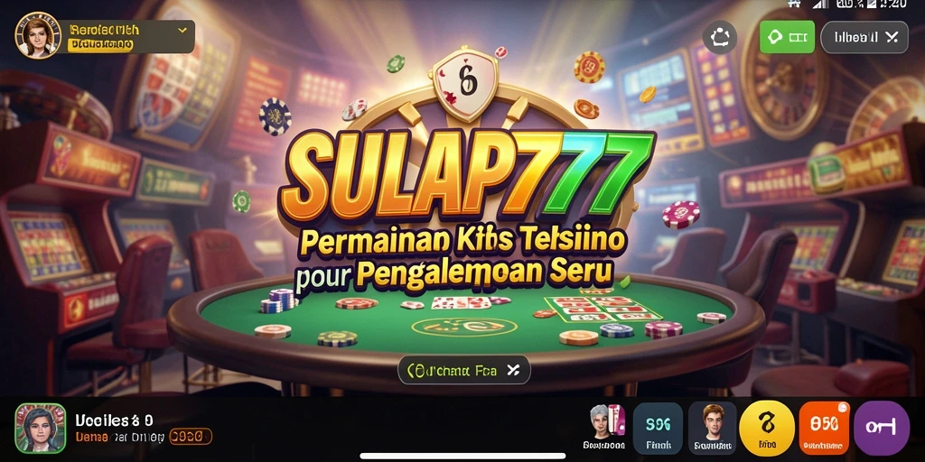 Tampilan menarik dari permainan Kasino SULAP777.