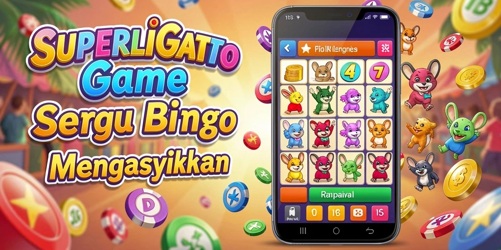 Tampilan gameplay Bingo yang menarik dan interaktif di SUPERLIGATOTO.