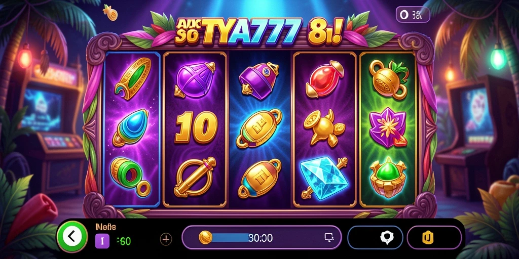 Tangkapan layar utama TYA777 menampilkan gameplay Slot yang mengasyikkan.
