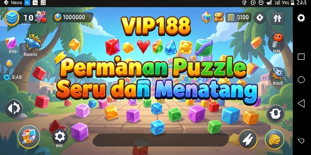 Tampilan gameplay seru dari VIP188 dengan berbagai tantangan puzzle.