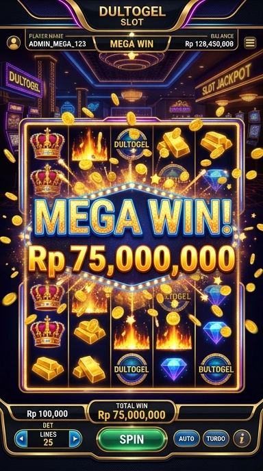 Tampilan antarmuka aplikasi dultogel yang bersih dan modern.