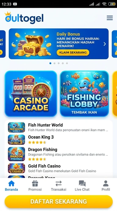 Katalog aplikasi lengkap yang ditawarkan oleh dultogel.